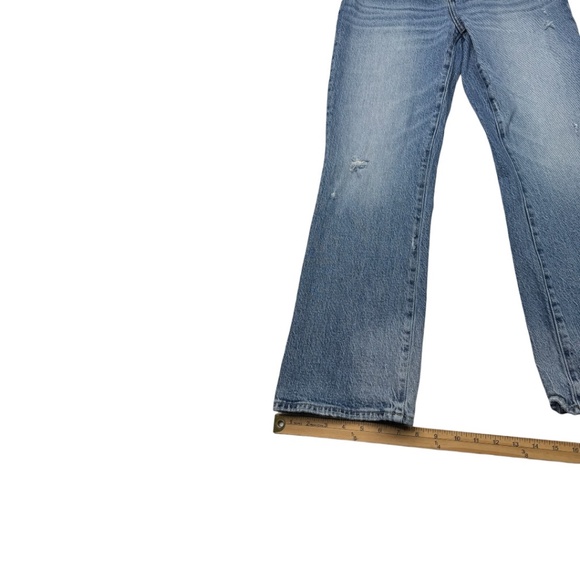 Pistola Ally Ankle Boot Cut Denim Jeans High Rise Cropped Medium Wash - Picture 11 of 13